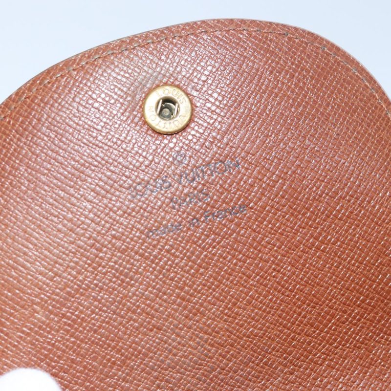 Louis Vuitton Monogram Porte Monnaie Guze Coin Purse M61970  th5089 - Image 9