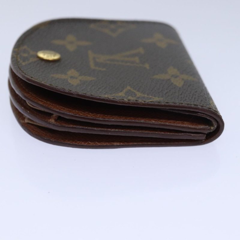 Louis Vuitton Monogram Porte Monnaie Guze Coin Purse M61970  th5089 - Image 4