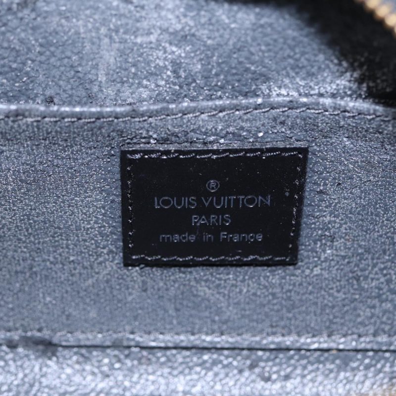 Louis Vuitton Epi Dauphine PM Pouch Black M48442  th5264 - Image 9