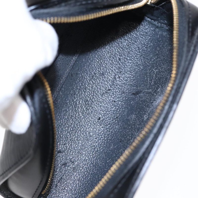 Louis Vuitton Epi Dauphine PM Pouch Black M48442  th5264 - Image 10
