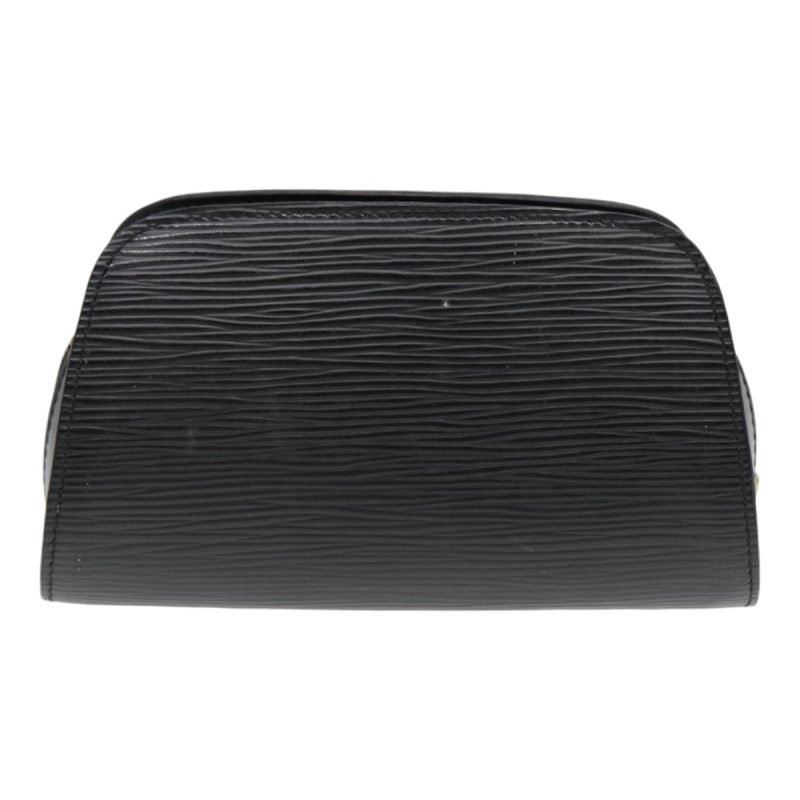 Louis Vuitton Epi Dauphine PM Pouch Black M48442  th5264 - Image 2