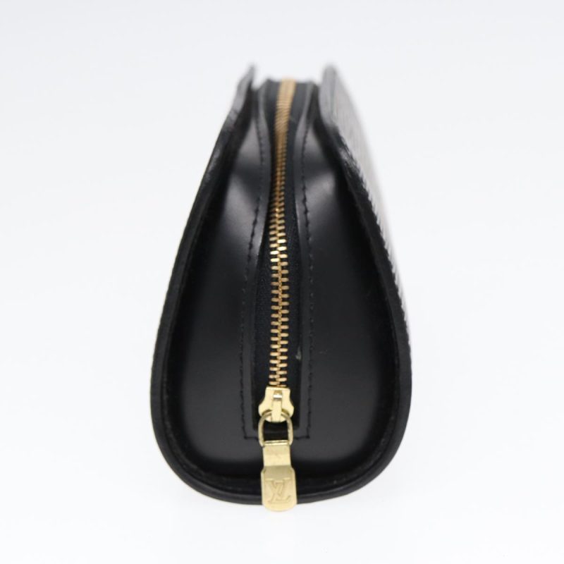 Louis Vuitton Epi Dauphine PM Pouch Black M48442  th5264 - Image 3