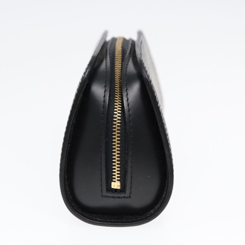 Louis Vuitton Epi Dauphine PM Pouch Black M48442  th5264 - Image 4