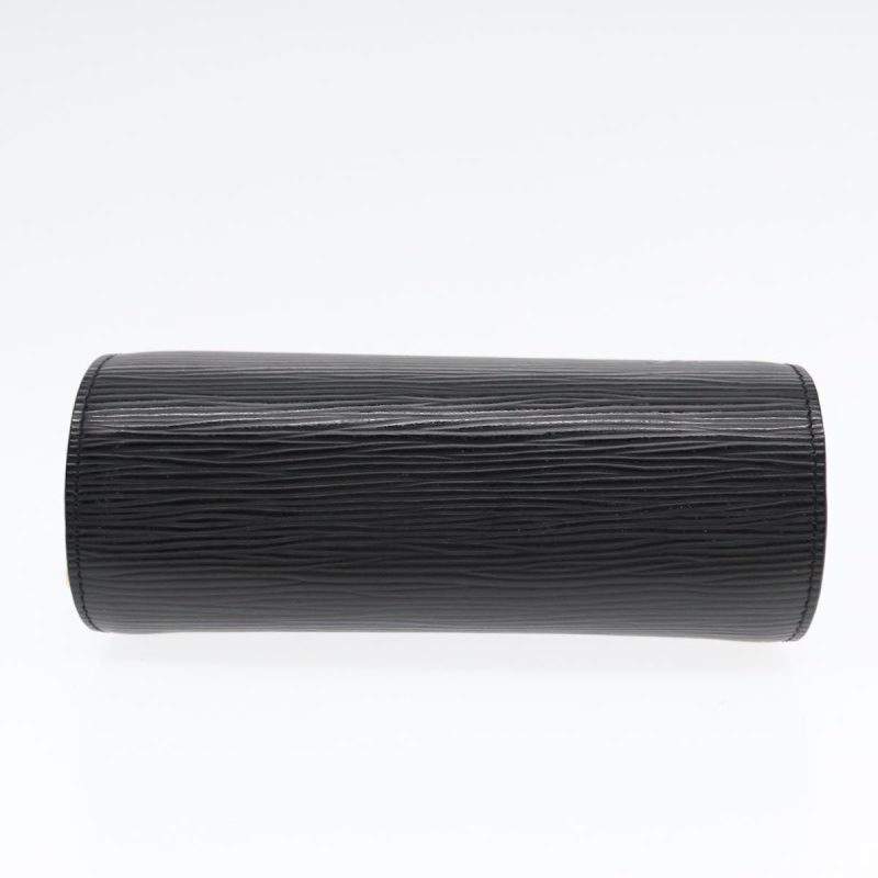 Louis Vuitton Epi Dauphine PM Pouch Black M48442  th5264 - Image 6
