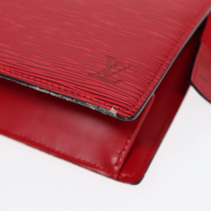 Louis Vuitton Epi Trousse Crete Clutch Bag Red M48407  th5268 - Image 6