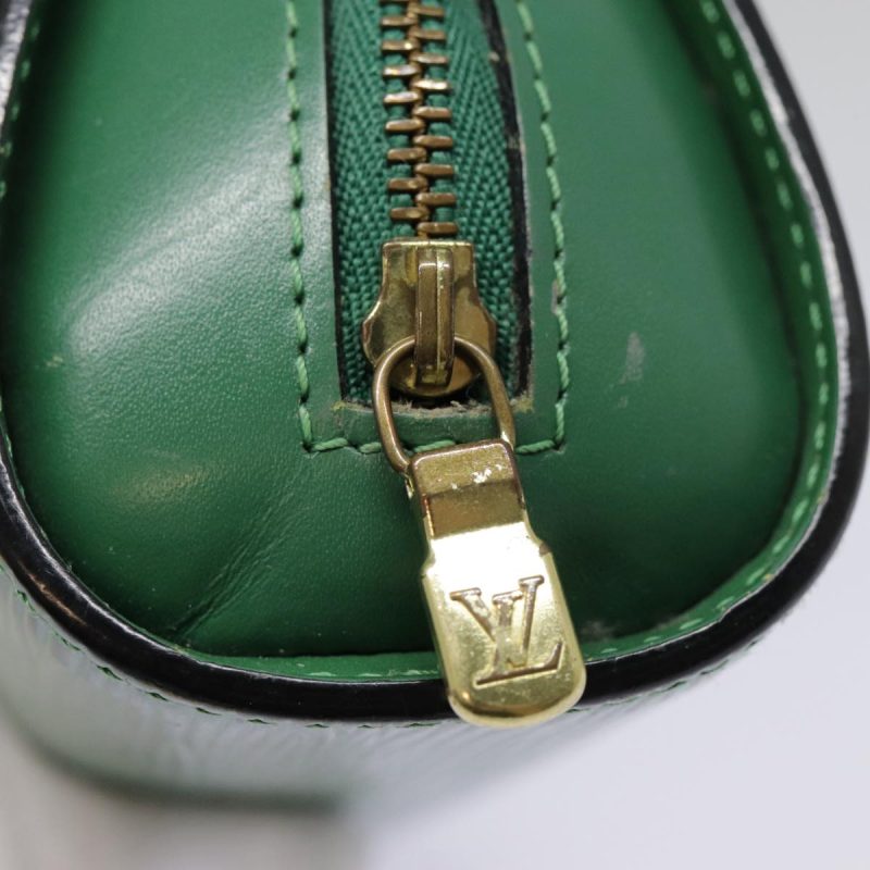 Louis Vuitton Epi Dauphine PM Cosmetic Pouch Green M48444  th5272 - Image 8