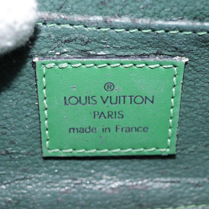 Louis Vuitton Epi Dauphine PM Cosmetic Pouch Green M48444  th5272 - Image 9