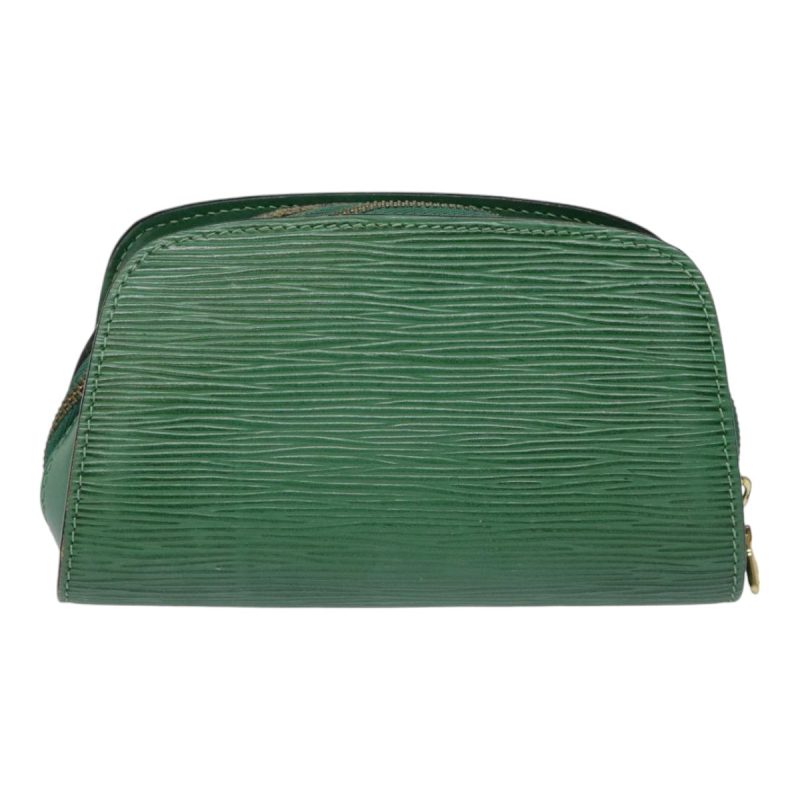 Louis Vuitton Epi Dauphine PM Cosmetic Pouch Green M48444  th5272 - Image 2
