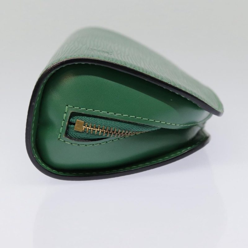 Louis Vuitton Epi Dauphine PM Cosmetic Pouch Green M48444  th5272 - Image 4