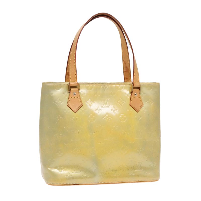 Louis Vuitton Monogram Vernis Houston Hand Bag Gris M91053  th5274