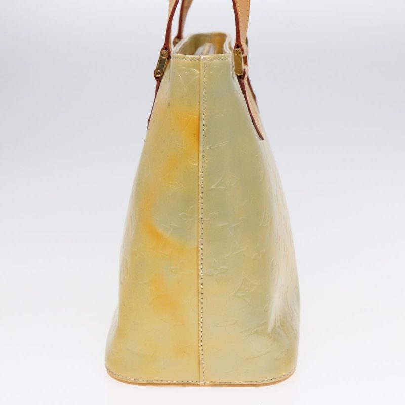 Louis Vuitton Monogram Vernis Houston Hand Bag Gris M91053  th5274 - Image 3