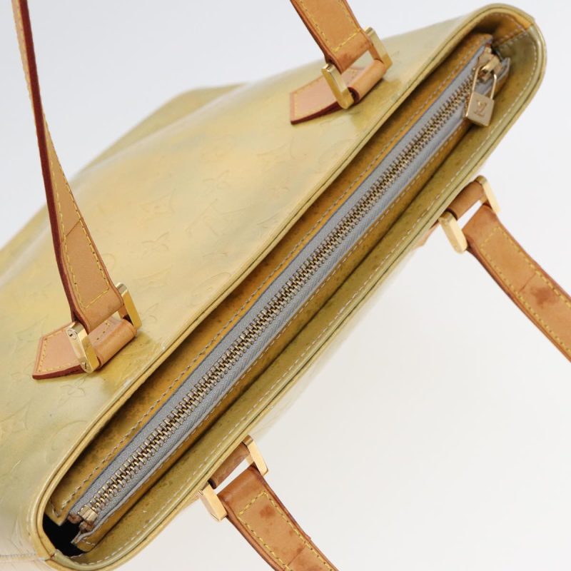 Louis Vuitton Monogram Vernis Houston Hand Bag Gris M91053  th5274 - Image 6