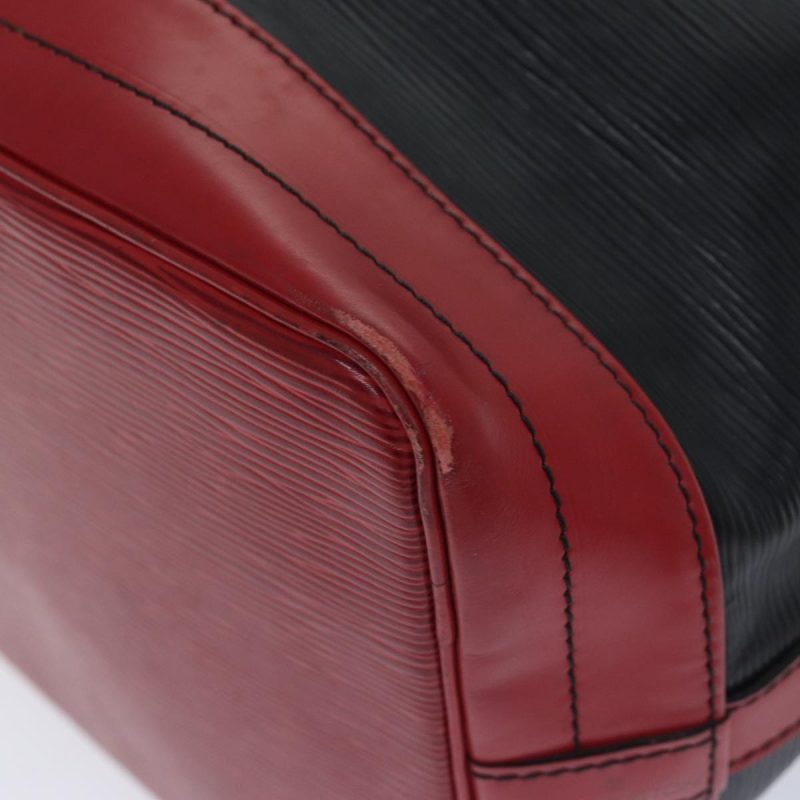 Louis Vuitton Epi Noe Shoulder Bag By color Black Red M44017  th5276 - Image 9