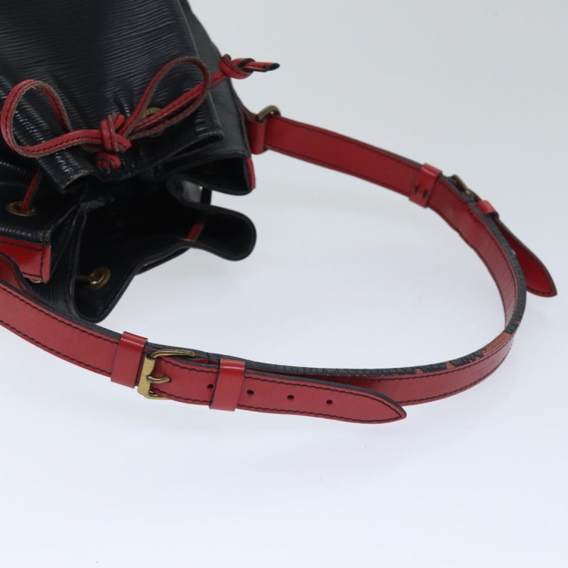 Louis Vuitton Epi Noe Shoulder Bag By color Black Red M44017  th5276 - Image 8