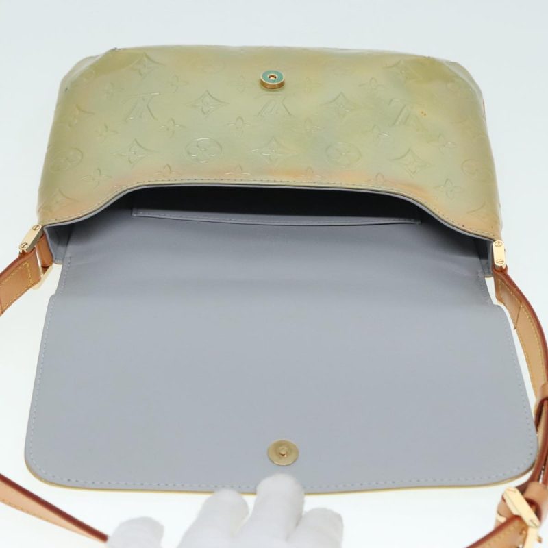 Louis Vuitton Monogram Vernis Thompson Street Bag Gris M91008  th5290 - Image 9