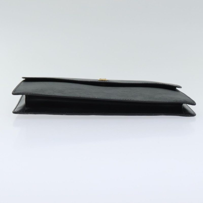 Louis Vuitton Epi Montaigne 27 Clutch Bag Black M52652  th5324 - Image 6