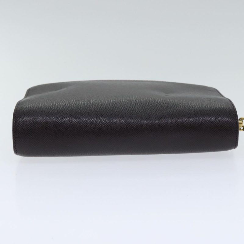 Louis Vuitton Taiga Baikal Clutch Bag Acajou M30186  th5329 - Image 6