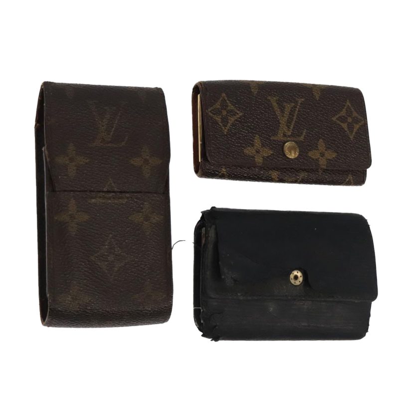 Louis Vuitton Monogram Key case Epi Cigarette Case 3Set Black  ti2122