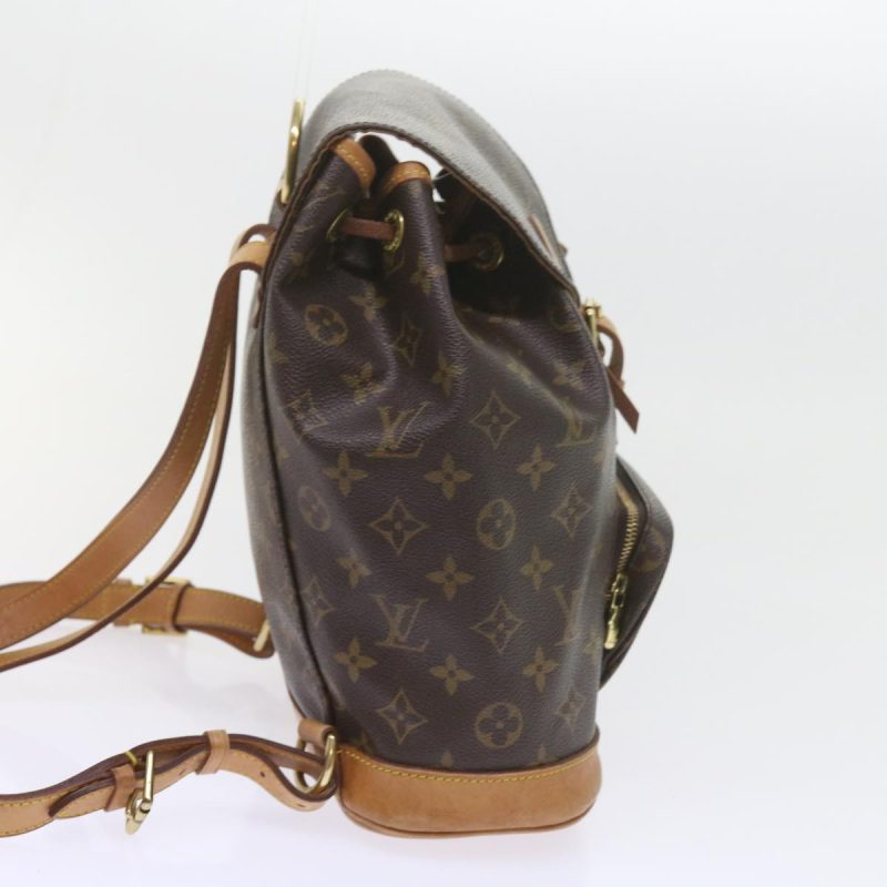Louis Vuitton Monogram Montsouris MM Backpack M51136  uy145 - Image 4