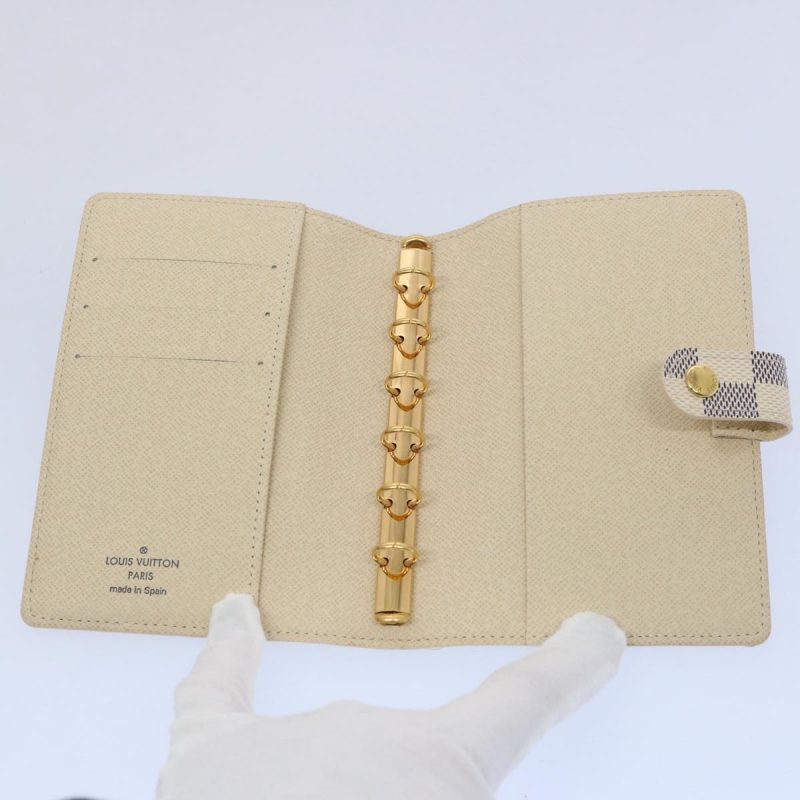Louis Vuitton Damier Azur Agenda PM Day Planner Cover R20706  uy153 - Image 8