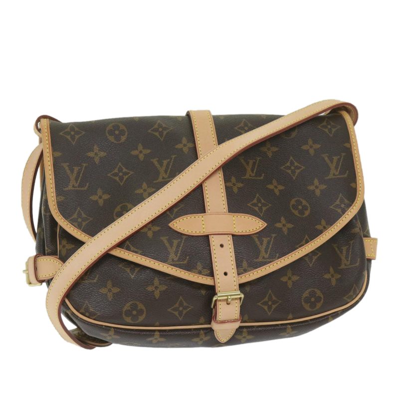 Louis Vuitton Monogram Saumur 30 Shoulder Bag M42256  uy166A