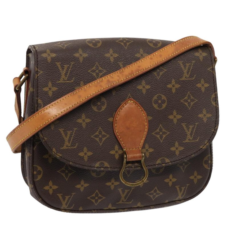 Louis Vuitton Monogram Saint Cloud GM Shoulder Bag M51242  yb576
