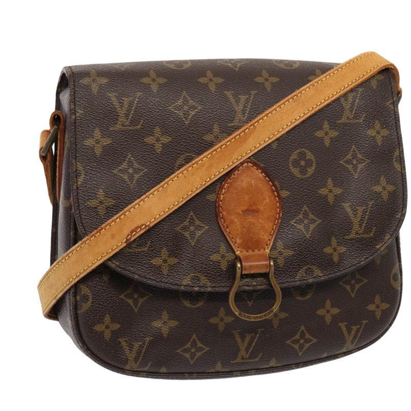 Louis Vuitton Monogram Saint Cloud GM Shoulder Bag M51242  yb577