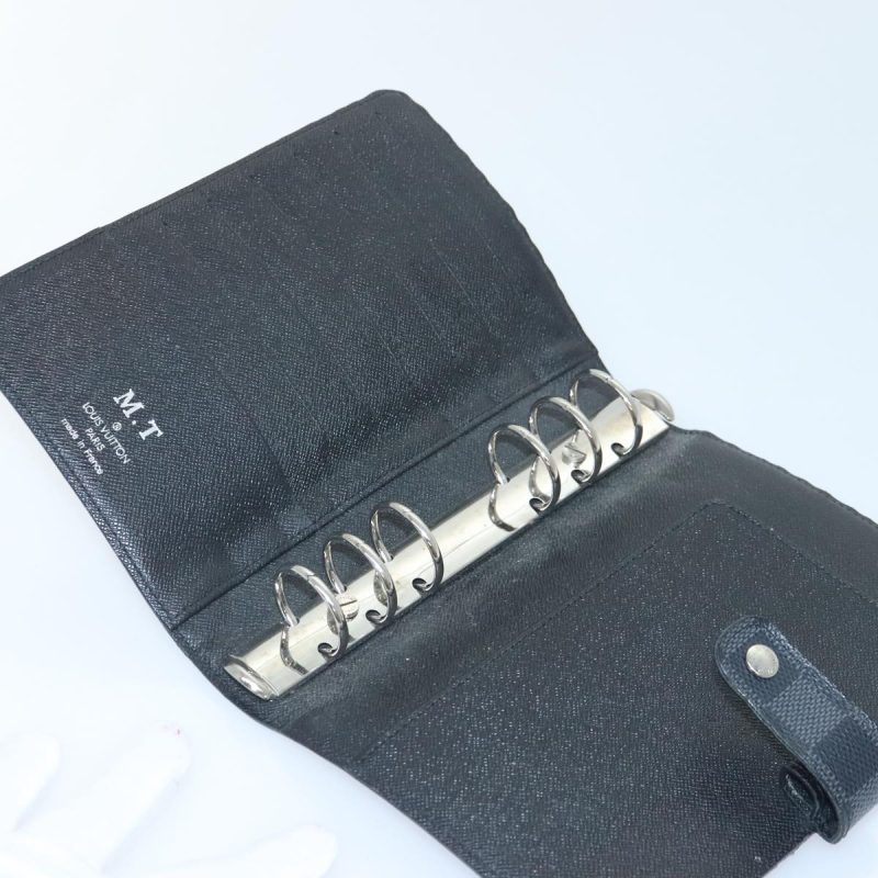 Louis Vuitton Damier Graphite Agenda MM Day Planner Cover R20242  yb690 - Image 9