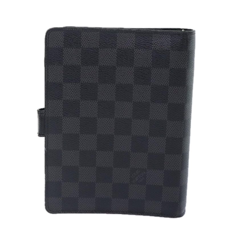 Louis Vuitton Damier Graphite Agenda MM Day Planner Cover R20242  yb690 - Image 2