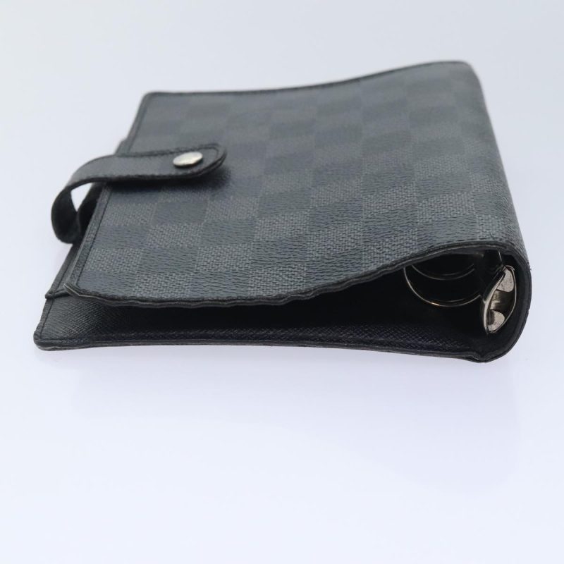 Louis Vuitton Damier Graphite Agenda MM Day Planner Cover R20242  yb690 - Image 5