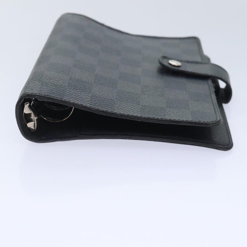 Louis Vuitton Damier Graphite Agenda MM Day Planner Cover R20242  yb690 - Image 6