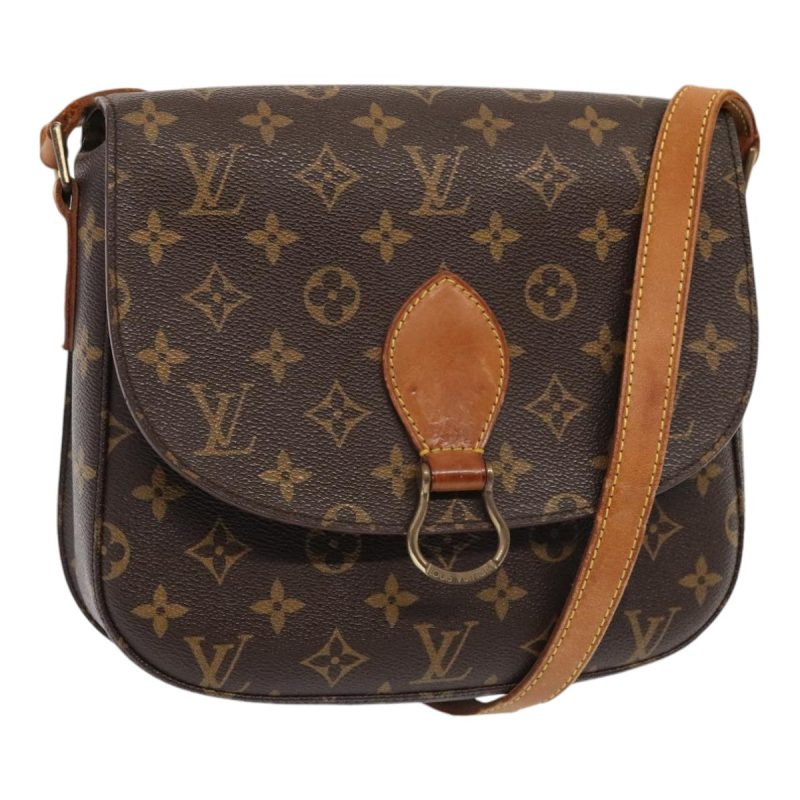 Louis Vuitton Monogram Saint Cloud GM Shoulder Bag M51242  yb694