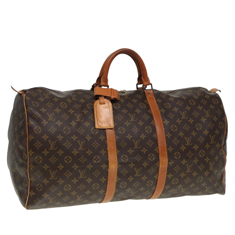 Louis Vuitton Monogram Keepall 60 Boston Bag M41422  yk12968
