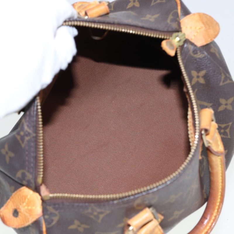 Louis Vuitton Monogram Speedy 25 Hand Bag M41528  yk13138 - Image 10