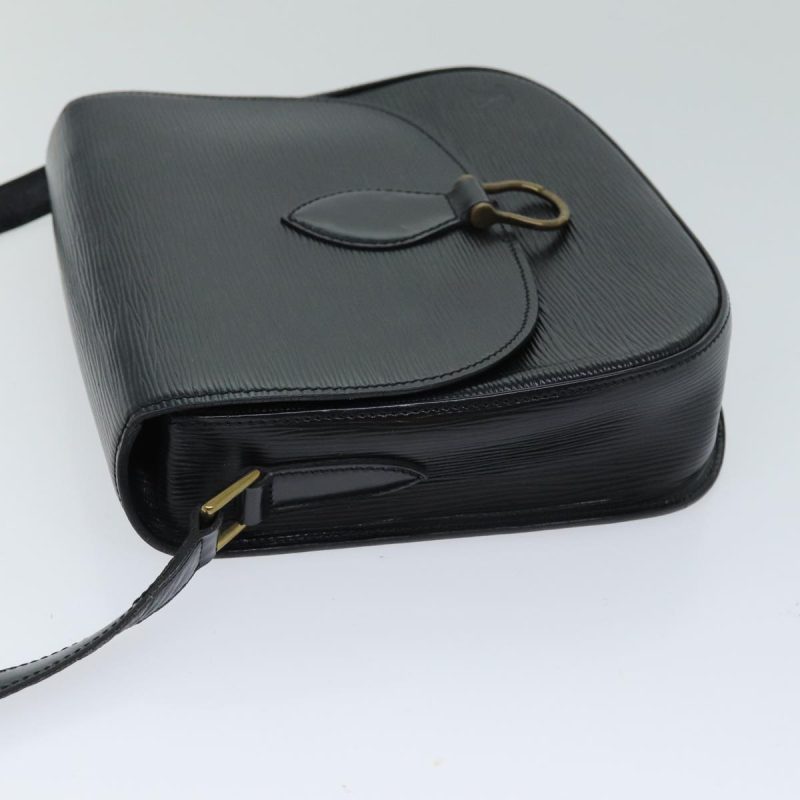 Louis Vuitton Epi Saint Cloud GM Shoulder Bag Black Noir M52192  yk13151 - Image 4