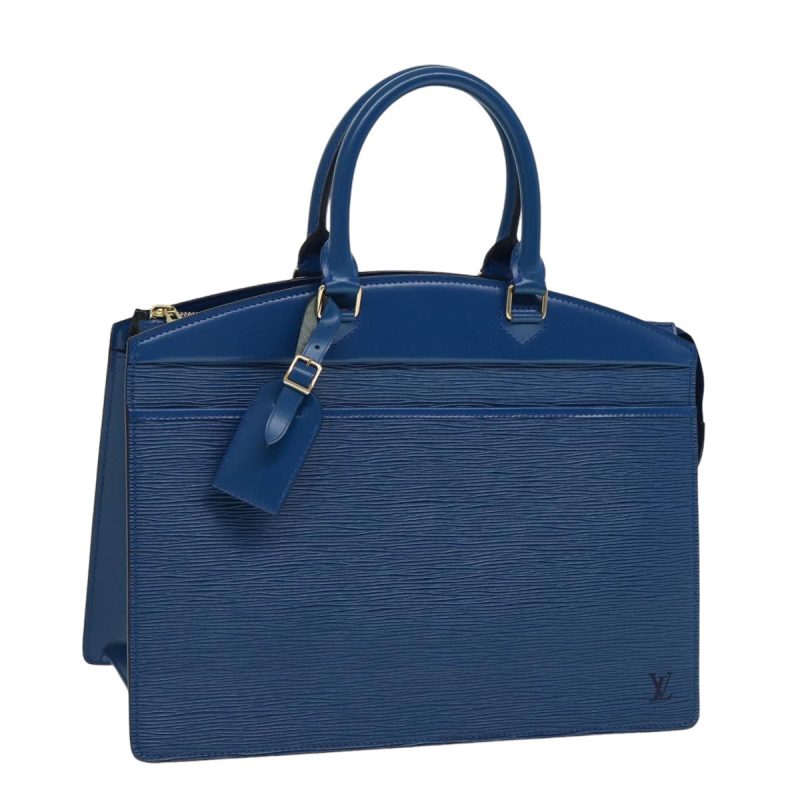 Louis Vuitton Epi Riviera Hand Bag Blue M48185  yk13155