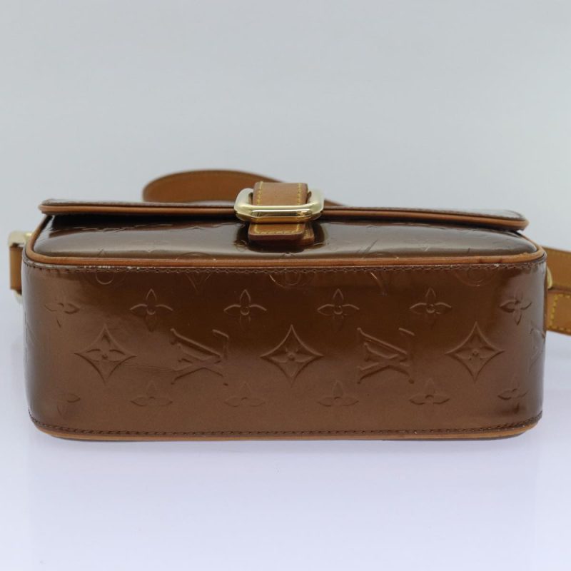 Louis Vuitton Monogram Vernis Christie GM Bag Bronze M91107  yk13156 - Image 5