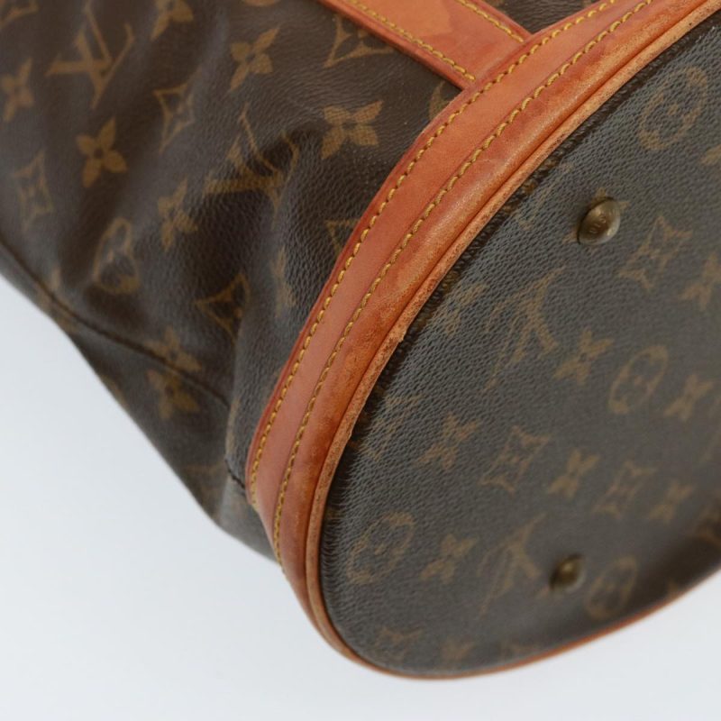 Louis Vuitton Monogram Bucket GM Shoulder Bag Vintage M42236  yk13170 - Image 9