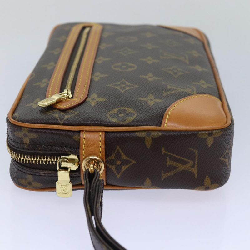 Louis Vuitton Monogram Marly Dragonne GM Clutch Bag M51825  yk13217 - Image 4