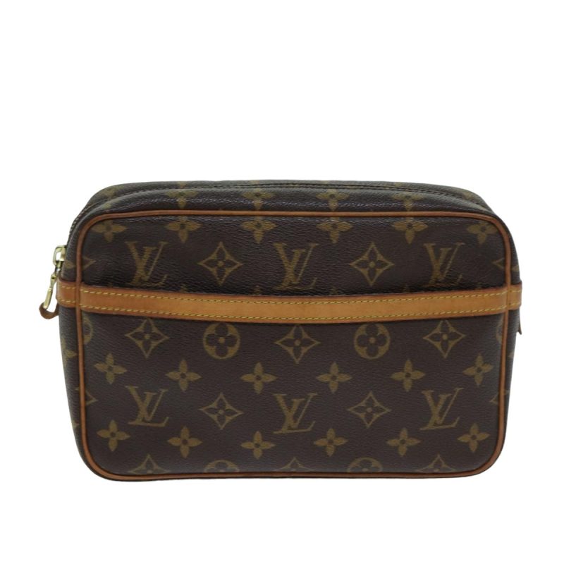 Louis Vuitton Monogram Compiegne 23 Clutch Bag M51847  yk13312 - Image 2