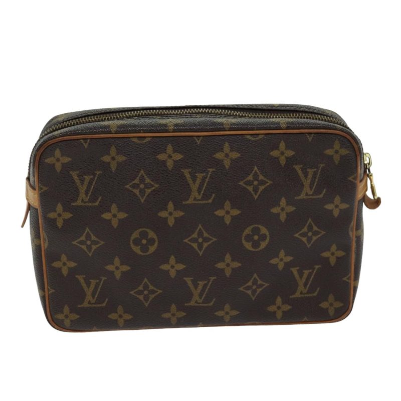 Louis Vuitton Monogram Compiegne 23 Clutch Bag M51847  yk13312 - Image 3