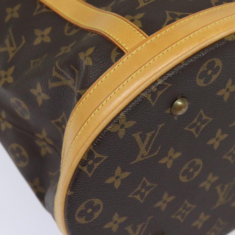 Louis Vuitton Monogram Bucket GM Shoulder Bag M42236  yk13338 - Image 9