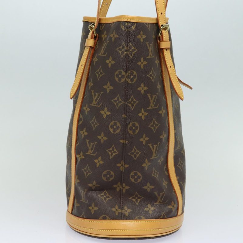 Louis Vuitton Monogram Bucket GM Shoulder Bag M42236  yk13338 - Image 3