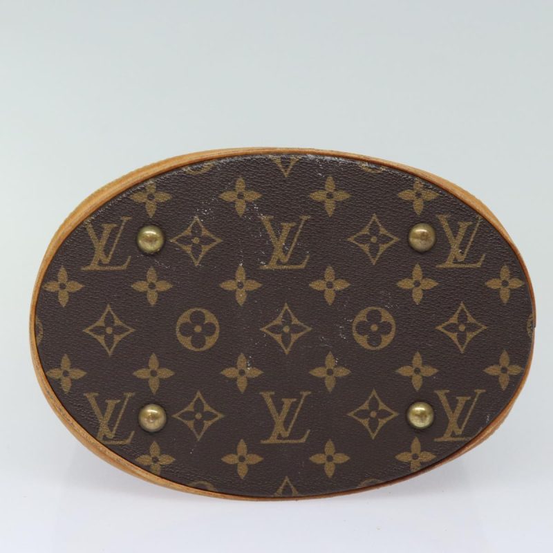 Louis Vuitton Monogram Bucket PM Shoulder Bag M42238  yk13346 - Image 6