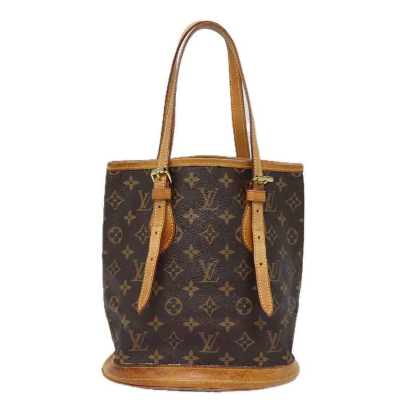 Louis Vuitton Monogram Bucket PM Shoulder Bag M42238  yk13346 - Image 2