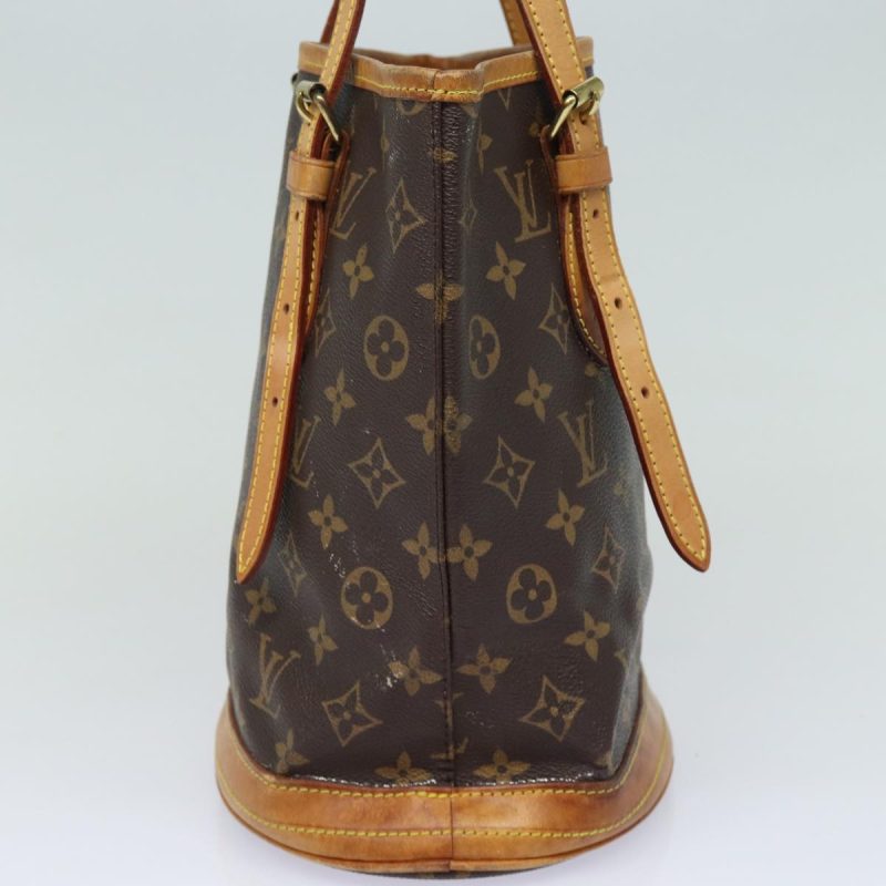 Louis Vuitton Monogram Bucket PM Shoulder Bag M42238  yk13346 - Image 4