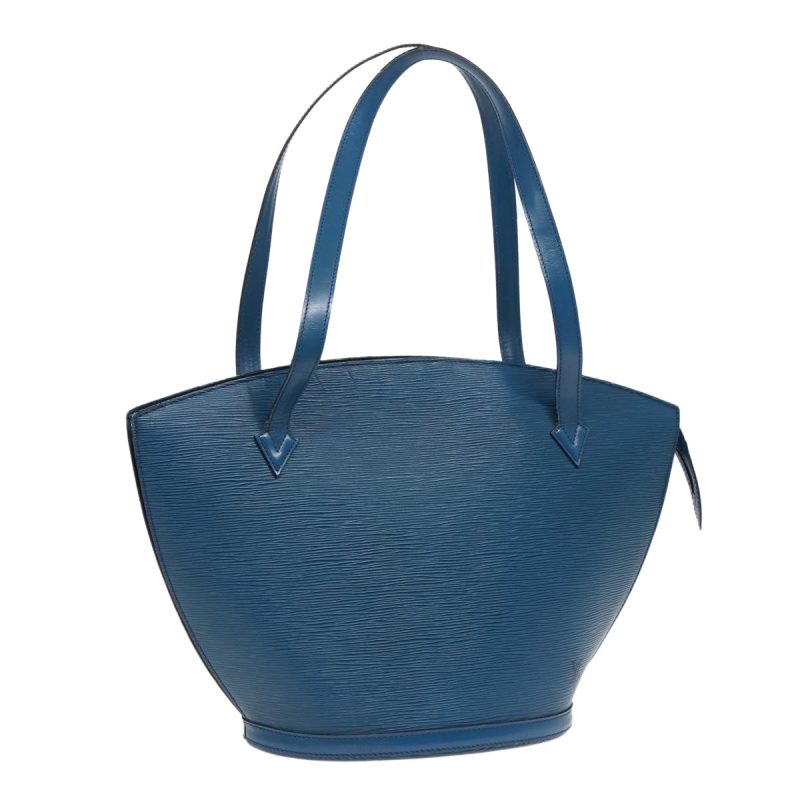 Louis Vuitton Epi Saint Jacques Shopping Shoulder Bag Blue M52275 Auth yk13349