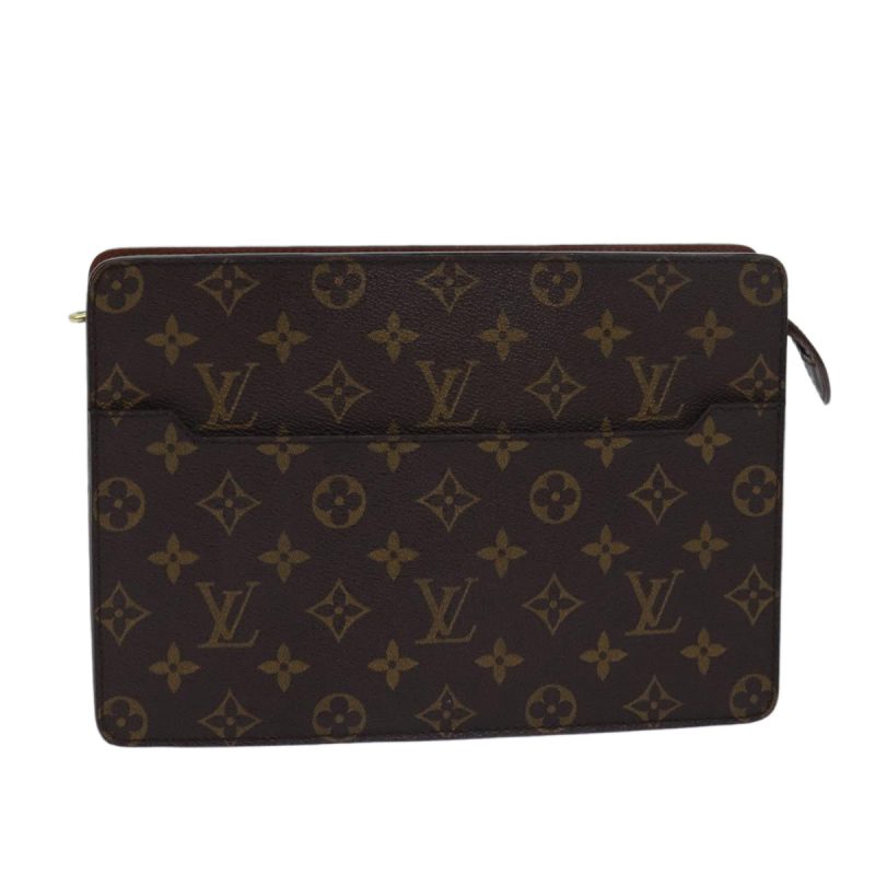 Louis Vuitton Monogram Pochette Homme Clutch Bag M51795  yk13360