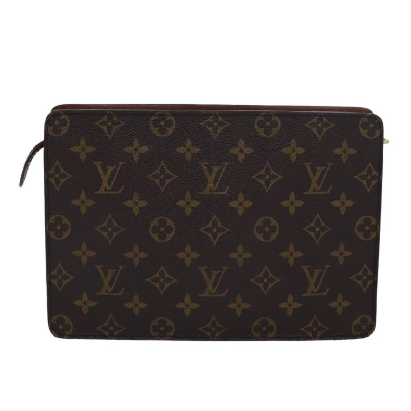Louis Vuitton Monogram Pochette Homme Clutch Bag M51795  yk13360 - Image 2