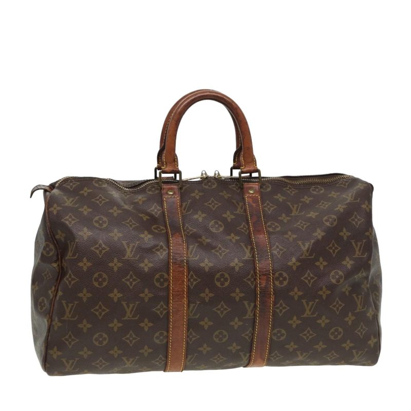 Louis Vuitton Monogram Keepall 45 Boston Bag M41428  yk13367
